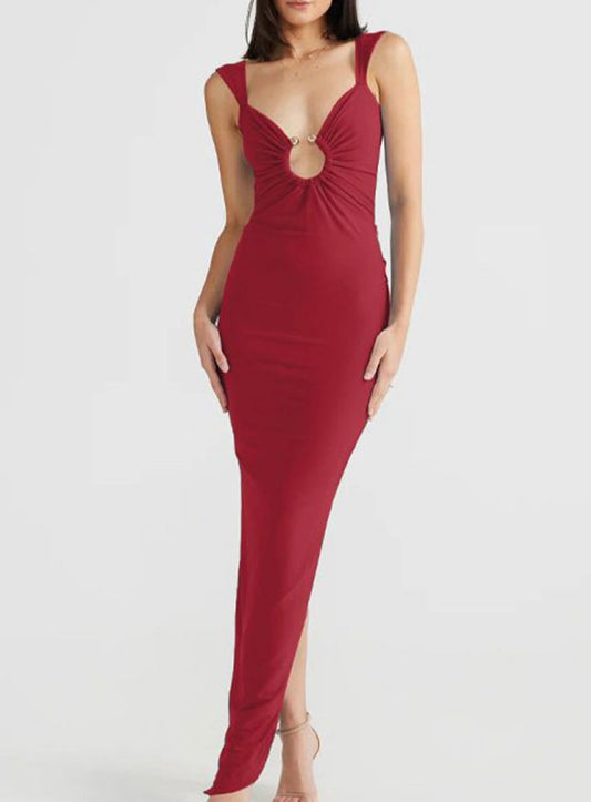 red dress track order Party Wear Red Dress Boutique Track Order The Bailey Fitted Red Dress With Lace Details